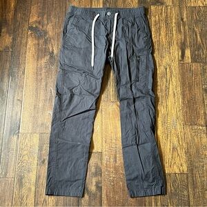 Vuori Ripstop Pants Charcoal Gray Drawcord Hiking Outdoor | Women's Size Medium